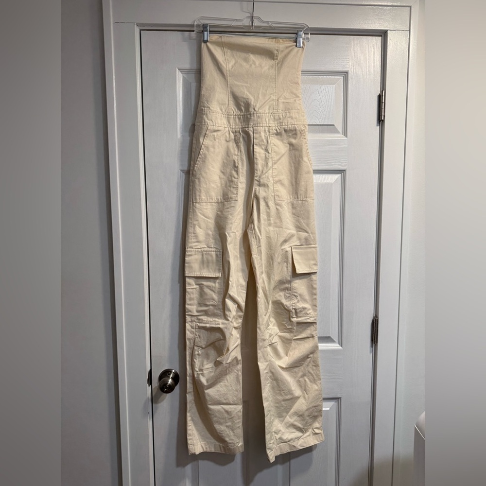 Zara Cargo Pants Jumpsuit EUC Size XS - Picture 6 of 8